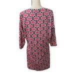 Boden Cream With Pink, Purple, & Black Polka Dots Ruffle Placard Size 20 Dress. Pink Photo 2