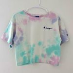 Champion  tie-dye cropped tee Photo 0