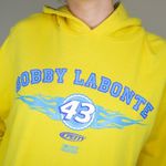 Vintage Y2K NASCAR Bobby Labonte Yellow Racing Hoodie Size M Photo 1