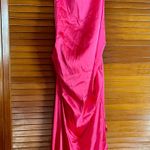 Pink Backless Slip Dress Photo 0