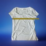 Susana Monaco  Womens Tee Shirt Short‎ Sleeve Single Tiered Mini Dress white  L Photo 4