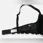 Wacoal New! $65 NWT 85340 Women's French Garden Contour Bra 34B Black Photo 7