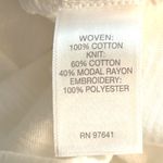 J.Jill  Womens Tunic Blouse Size XL‎ White Crochet Fully Lined Soft Coastal Boho Photo 7