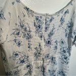 Lottie Moss Mini Dress White Blue Floral Photo 7