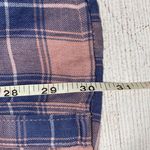 Wild Pearl  sleeveless plaid button down top w/lace back sz S women Photo 7