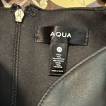 AQUA  FAUX LEATHER DRESS Sz: XS Photo 7