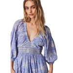 Free People - Golden Hour Maxi Dress Lavender Floral Boho Size S Photo 1