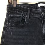 Loft Women’s The Super Soft Girlfriend Distressed Black Denim Ankle Jeans Photo 3