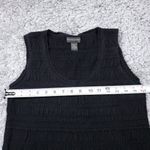 Banana Republic Factory Y2k Crinkle Stretch Cropped Black Textured Tank Top M Photo 8