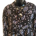 Urban Outfitters  Black long sleeve ruffle mini dress xs Photo 2