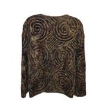 Chico's Vintage Lightweight Open Front Ribbon Embroidered Lace Jacket Size 0 Sm Photo 1