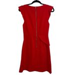 Alice + Olivia Red Verona Ruffle Dress Photo 5