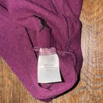 PINK - Victoria's Secret Maroon V-Neck Shirt Photo 5