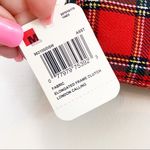 Mundi Y2K London Calling Plaid Red/Black Elongated Clutch Photo 5
