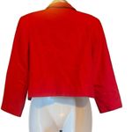 Vintage CW Clifford & Wills Red Crop 100% Wool Peacoat Jacket Gold Buttons Sz 8P Photo 1
