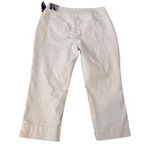 Brand New Sound Style Women's Medium White Platinum White Slimming Pants Cropped Photo 2