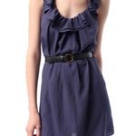 Anthropologie Pins & Needles Blue Ruffle Sleeveless Tunic Photo 1