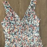 Anthropologie Plenty dresses by Tracy Reese Floral Midi Dress Size 4 Pleated Green Photo 2