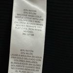 Danielle Bernstein  Y2K Collared Button Down Sweater Ribbed Cardigan Black Small Photo 6