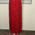 Zip Code vintage Red Fish Print Cotton Dress woman size MEDIUM Photo 2