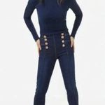 J. McLaughlin  Hastings Sailor Button High Rise Jean, Size 2 Photo 0