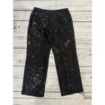 Chico's NWT Women's Black Sequin Wide-Leg Pants Size 3 (XL/16) Party Cocktail Photo 4