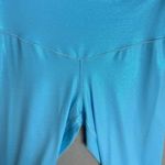 Aerie Offline By Real Me Crop High Rise Yoga Pants Blue Shine size L Photo 2