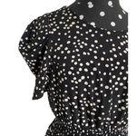 Beat Womens Dress Size XS Black White Polka Dot Pockets Fun Flirty Short Vintage Photo 1