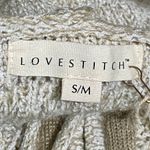 Love Stitch Oatmeal Beige Chunky Hoodie Zip Up & Toggle Knit Closure Cardigan Photo 9