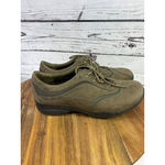 Clarks Women's  Brown Suede Lace-Up Sneakers Size 10 Photo 1