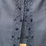 Danny & Nicole  Vintage Black Embellished Short Sleeve Blazer Women's Size 10 Photo 6