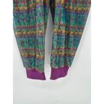 Natural Life Pajamas One Piece Fleece Union Suit Womens Size XS/S Purple Boho Photo 5