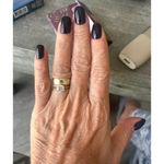 Boutique 2Ct Solitaire Simulated Diamond‎ 14k Gold Plated Silver Engagement Ring Size 10 Photo 9