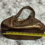 Kathy Van Zeeland Vintage Chunky Y2K Shoulder Bag Gold by  90s Gems Photo 7