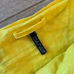 Lisa Marie Fernandez Yellow Linen Ric Rac Sleeveless Maxi Dress Size 1 (2) Photo 4