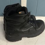 Timberland Pro Boots Women’s Size 6.5 M Steel Toe Work Black Leather 72399 Photo 9
