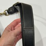 Coach C Logo Black Fabric Shoulder Handbag Big Buckle Purse J064910403 *fading Photo 5