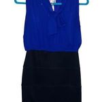 Sweet Storm 🎓  Blue & Black Shift Dress Photo 0