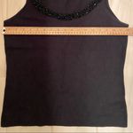 Ann Taylor  || Black beaded sleeveless sweater Photo 7