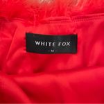 White Fox Boutique BOGO  Start of Something Feather Mini Dress in Red Size Medium Photo 2