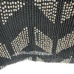 Reiss  Size 10 Dress Black Silk‎ Sheath Beaded Geometric Short Sleeve Cocktail Photo 4