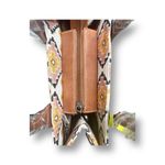 Wrangler Aztec Tote Bag White Brown Canvas Western Crossbody Strap NWT $79 Photo 7