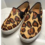 J.Crew  Women’s Leopard Print Calf Hair Slip On Casual Sneakers Shoes Size 6M Photo 0