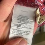 Madewell V-Neck Puff Sleeve Top Batik Vine Weathered Brick Size S Cotton Praire Photo 4