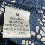 Sweet Rain Navy and ivory print romper with pockets size medium Photo 7