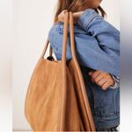 ASOS tan faux suede large tote bag Photo 3