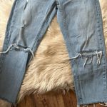 ZARA  The Slim Boyfriend Crop Jeans In Beach Blue Photo 2