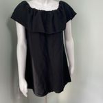 ZARA  Off The Shoulder Ruffle Bardot Black Romper S Photo 6