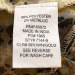 Blue Island  Boho Dress/Beach Cover with Gold accents and beaded tassels S Photo 12