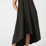 Athleta  Presidio Traveler Black High Lo Lagenlook Minimalist Relaxed Dress Small Photo 0